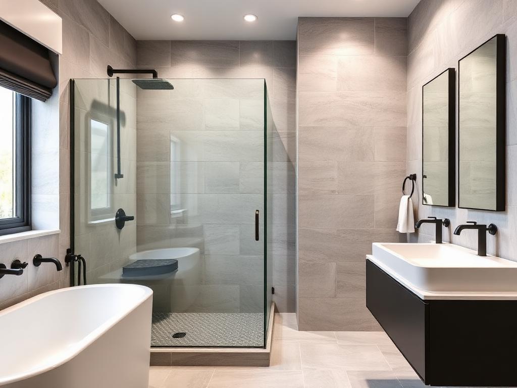 Moderne badkamer